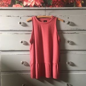 Anthro W5 Textured Peplum Top